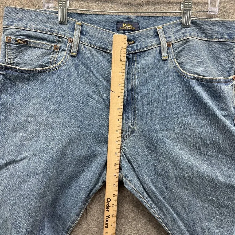 Polo by Ralph Lauren Men's Straight Jeans - Light Blue Denim